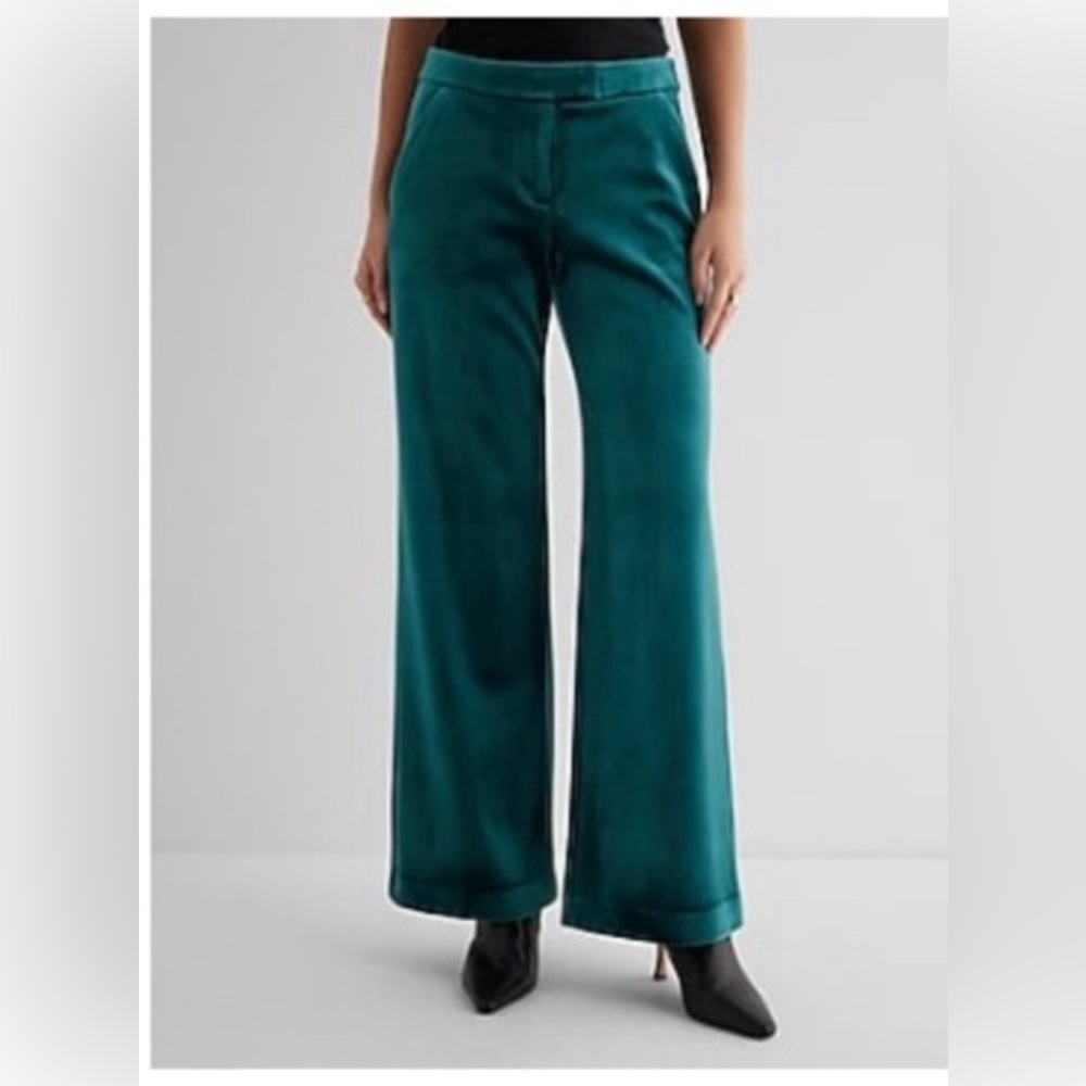 Express velvet trousers